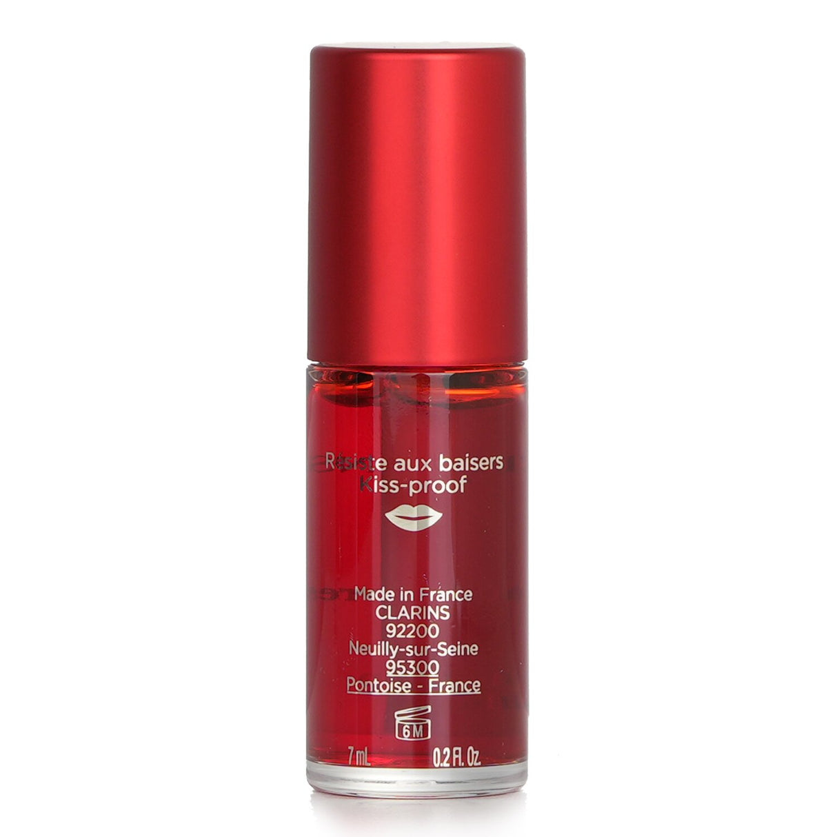 Clarins Water Lip Stain #03 Water Red in a 7ml bottle, featuring a moisturizing formula for vibrant, long-lasting color.