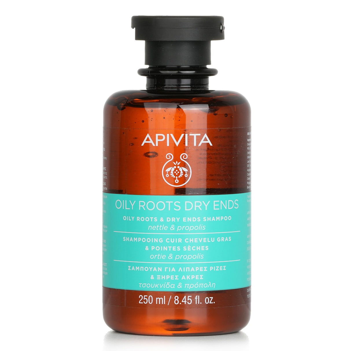 Apivita - Oily Roots & Dry Ends Shampoo with Nettle & Propolis  - 250ml/8.45oz