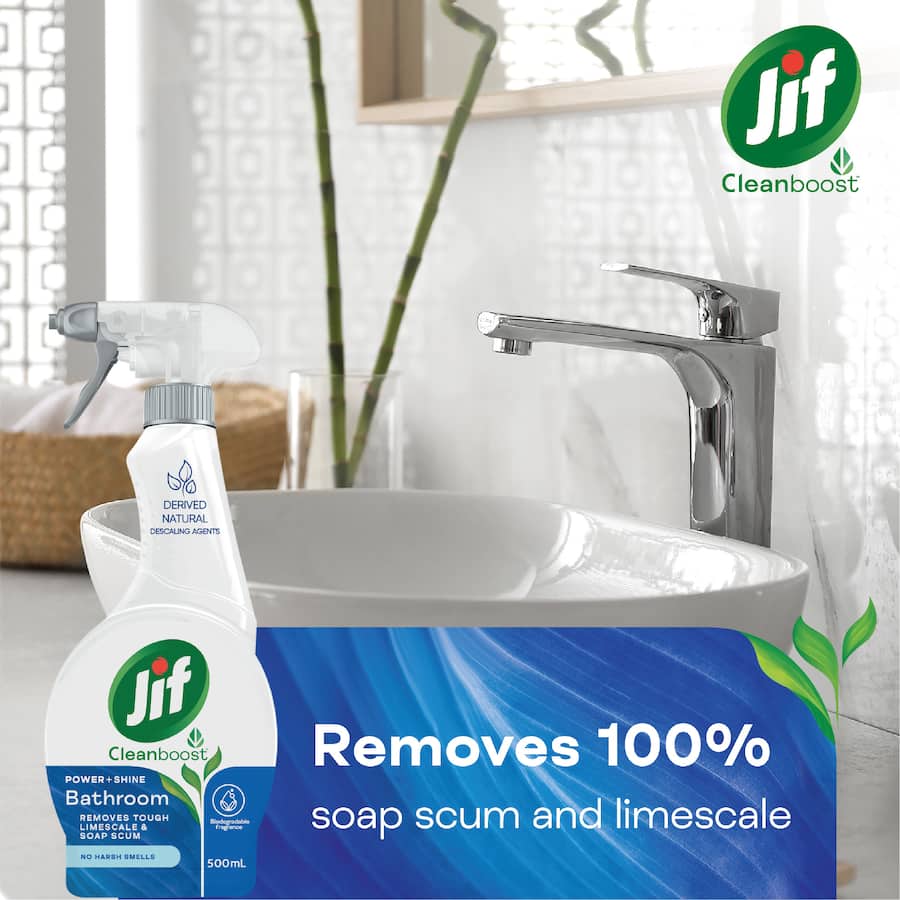 Jif Clean Boost Bathroom Spray Power & Shine 500mL