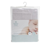 Bassinet Cotton Sheet - Fitted White - Baby First