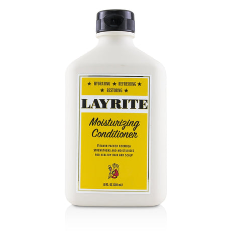 Layrite Moisturizing Conditioner 300ml/10oz, a nourishing formula for all hair types with vitamins for hydration and shine.