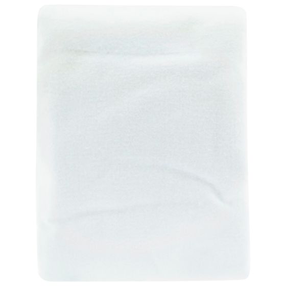 Large Bassinet Flannelette Sheet - Set White - Baby First