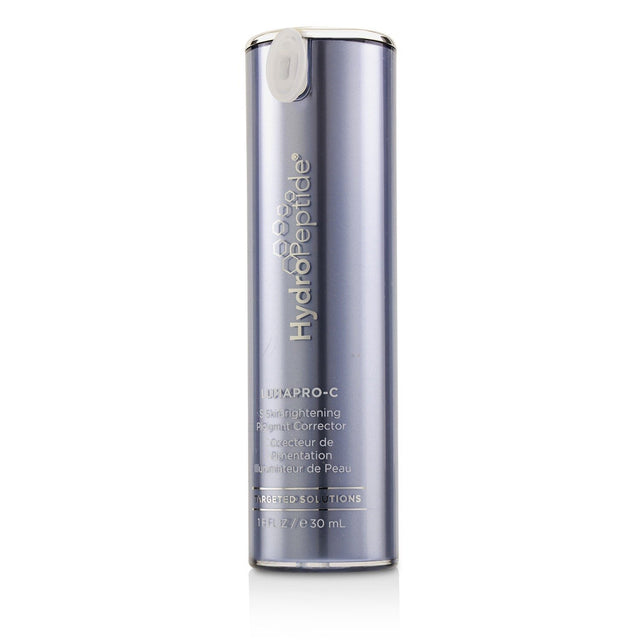 HydroPeptide LumaPro-C serum in a 30ml bottle targets hyperpigmentation for a brighter, smoother complexion.