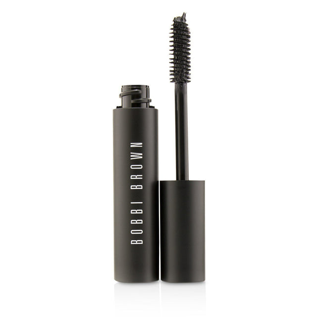 Bobbi Brown Eye Opening Mascara in #1 Black, featuring a jumbo brush for dramatic volume and long-lasting curl.