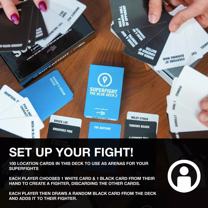 Superfight Blue 2 Deck Card Game