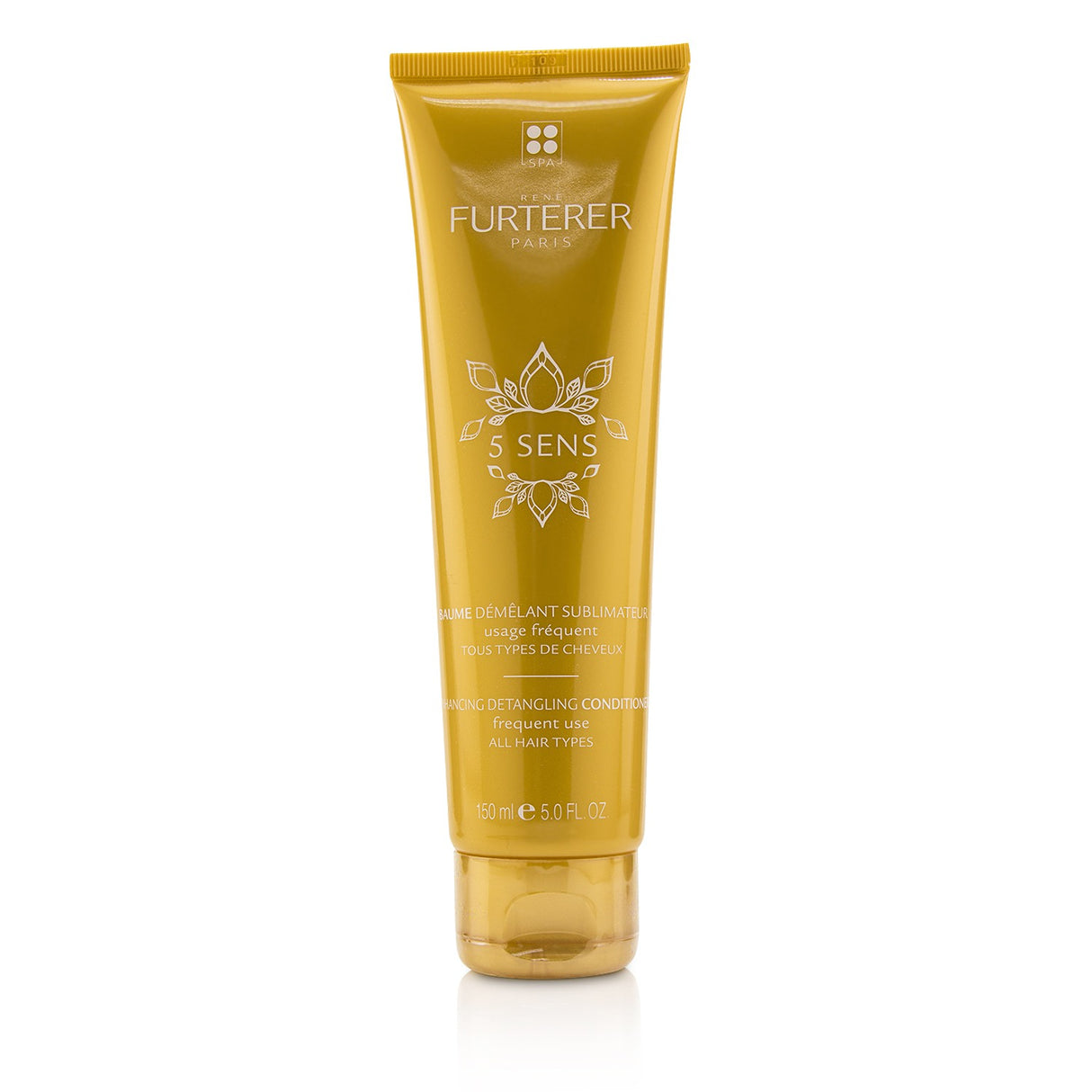 Rene Furterer 5 Sens Detangling Conditioner with five natural oils for soft, smooth, and manageable hair, perfect for daily use.