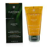 Rene Furterer Karite Nutri Shampoo for very dry hair, enriched with shea butter and oils for intense nourishment and hydration.