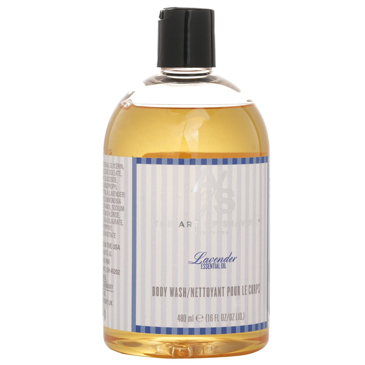 Luxurious lavender body wash for men, infused with essential oils, vitamins, and nourishing ingredients for a soothing cleanse.