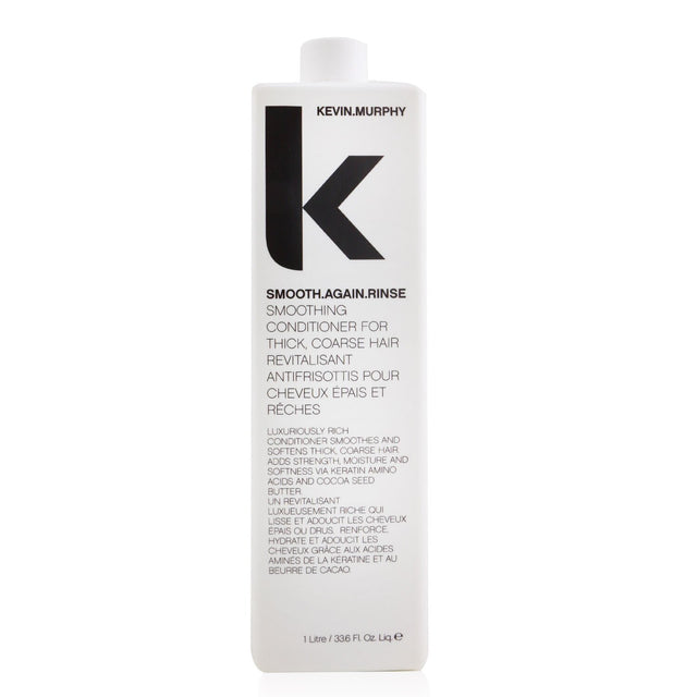 Smoothing conditioner for thick, coarse hair, enriched with Cocoa Seed Butter to reduce frizz and seal split ends.