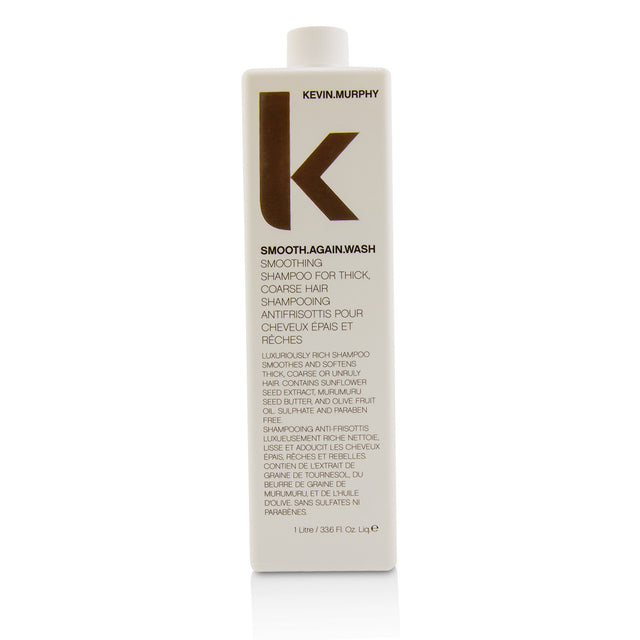 Smoothing shampoo for thick, coarse hair, infused with Monoi Oil and Murumuru Seed Butter, for frizz-free, shiny locks.