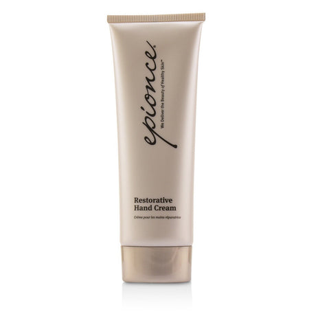 Luxurious 75g Epionce Restorative Hand Cream with raspberry seed oil for deep hydration, smooth skin, and anti-aging benefits.