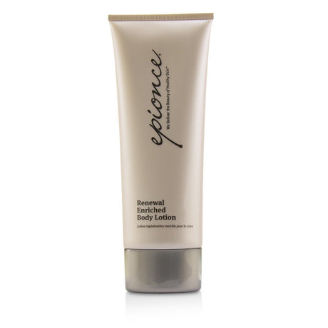 Epionce Renewal Enriched Body Lotion in a 230ml bottle, offering anti-aging hydration for all skin types.