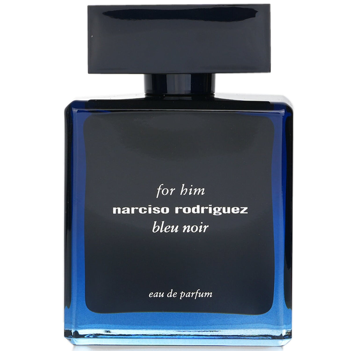 Narciso Rodriguez For Him Bleu Noir Eau De Parfum 100ml, a woody aromatic fragrance with nutmeg, musk, and cedar notes.