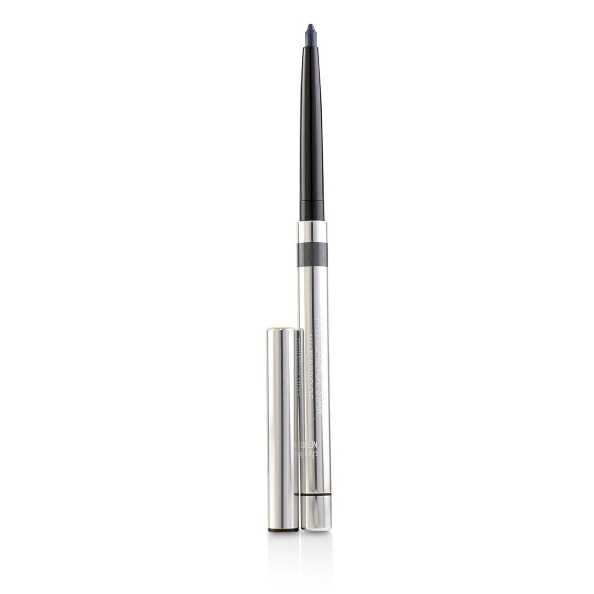 Sisley Phyto Khol Star Waterproof eyeliner in Sparkling Grey, featuring a retractable tip and long-lasting, nourishing formula.