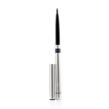 Hydrating blue retractable eyeliner with waterproof formula for precise application and intense color payoff.