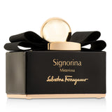 Salvatore Ferragamo Signorina Misteriosa Eau De Parfum, 50ml, featuring notes of blackberries, orange blossom, and patchouli.