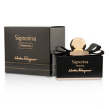 Salvatore Ferragamo Signorina Misteriosa Eau De Parfum, 50ml; a sensual, complex scent with notes of blackberries, orange blossom, and patchouli.