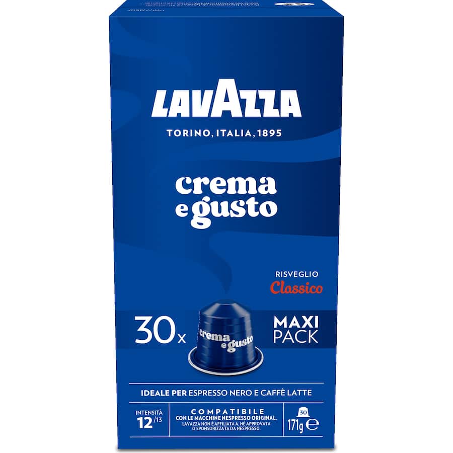 Lavazza Coffee Pods Crema E Gusto Classico 30pack