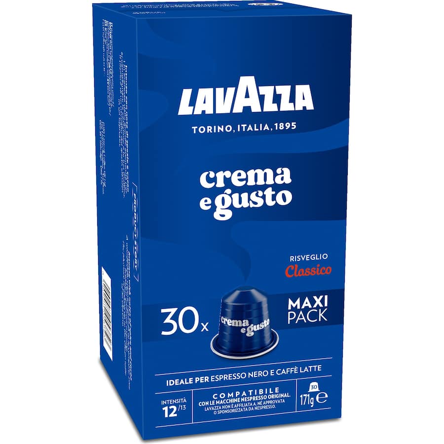 Lavazza Coffee Pods Crema E Gusto Classico 30pack