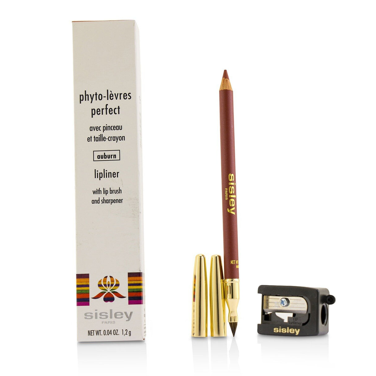 Sisley Phyto Levres Perfect Lipliner in Auburn, 1.2g, offers precise application, hydration, and long-lasting hold for defined lips.