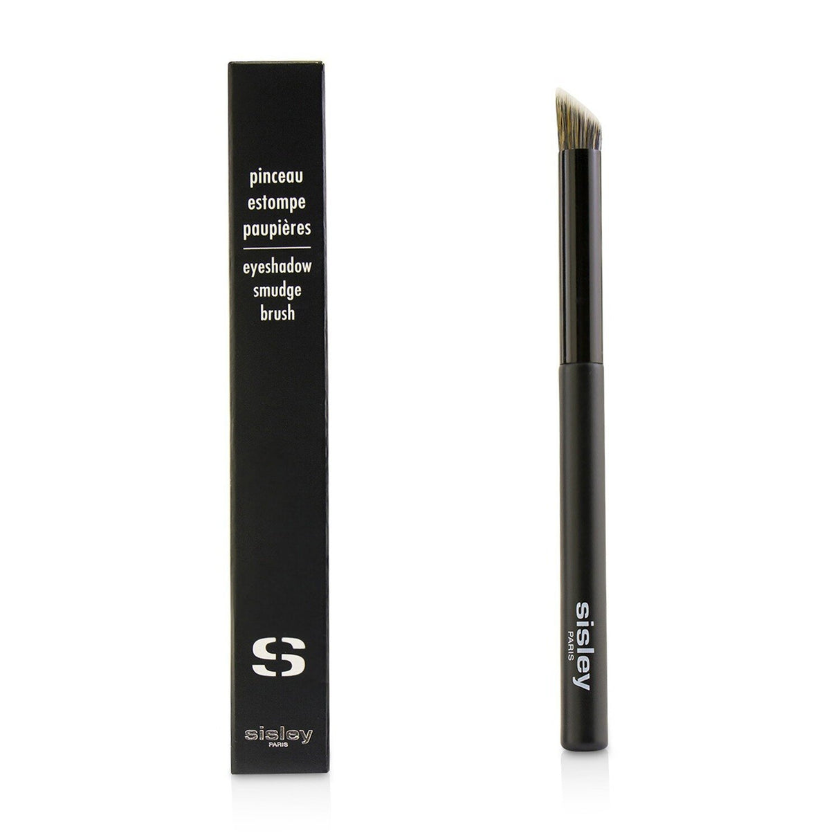 Sisley Eyeshadow Smudge Brush with smooth, wavy structure for flawless blending of powder and powder-gel eyeshadows.