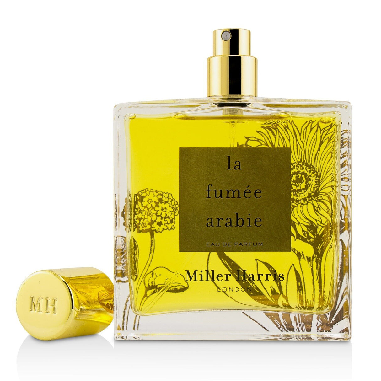 Miller Harris La Fumee Arabie Eau De Parfum Spray 100ml, a smoky, spicy unisex fragrance with warm oriental notes for evening wear.