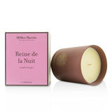 Miller Harris Reine De La Nuit scented candle (185g) offering a luxurious, powdery fragrance with a 40-hour burn time.