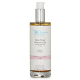 Organic Rose Facial Cleansing Gel with Aloe and Calendula for gentle makeup removal and refreshed, radiant skin.