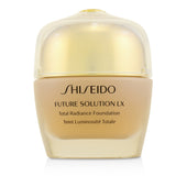 Shiseido Future Solution LX Total Radiance Foundation SPF15 in Neutral 3, offering a luminous finish and age-defying benefits.