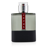 Prada Luna Rossa Carbon Eau De Toilette 100ml, a fresh, aromatic scent for men with bergamot, lavender, and patchouli notes.