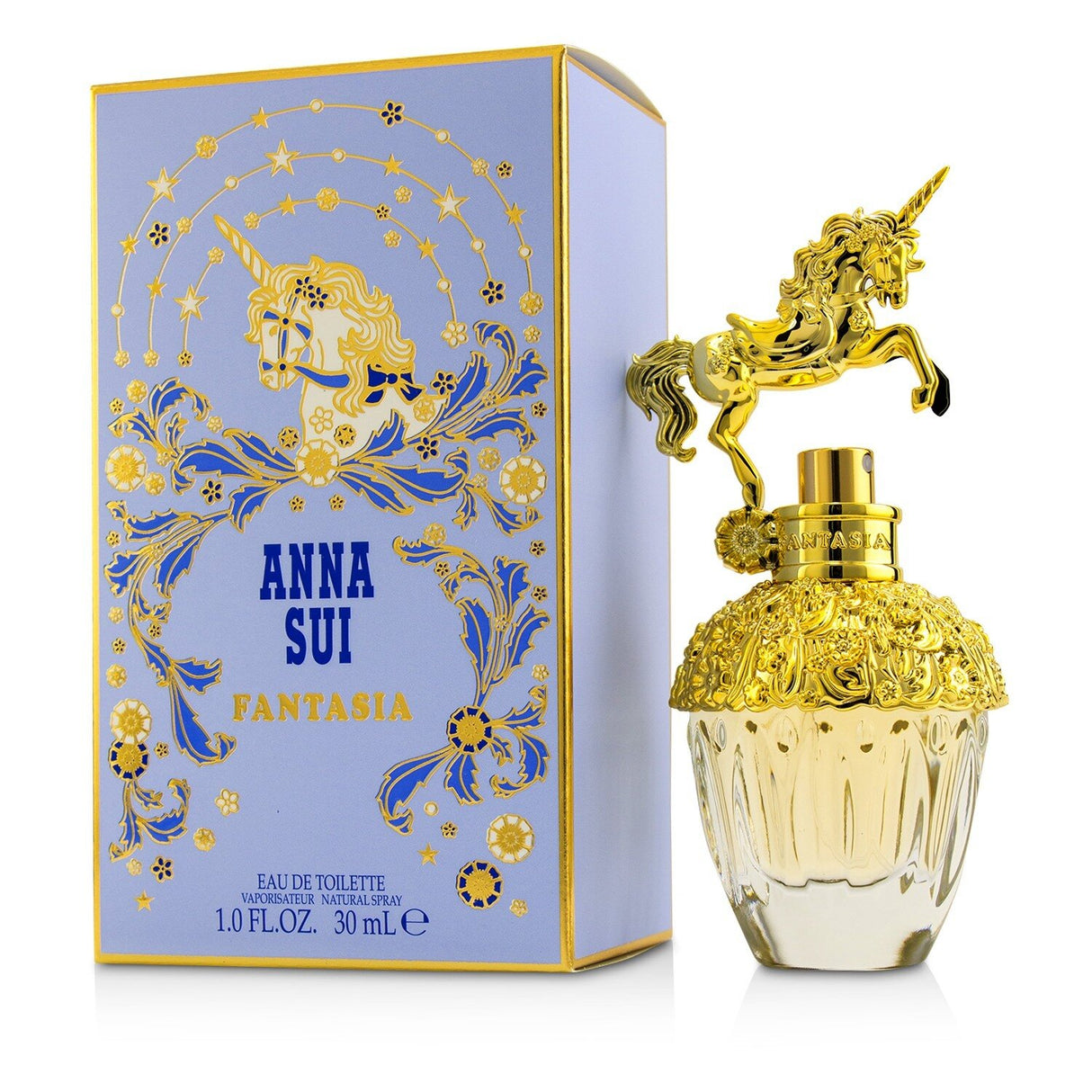 Anna Sui Fantasia Eau De Toilette Spray in a 30ml bottle, featuring floral fruity notes ideal for youthful spring and summer wear.