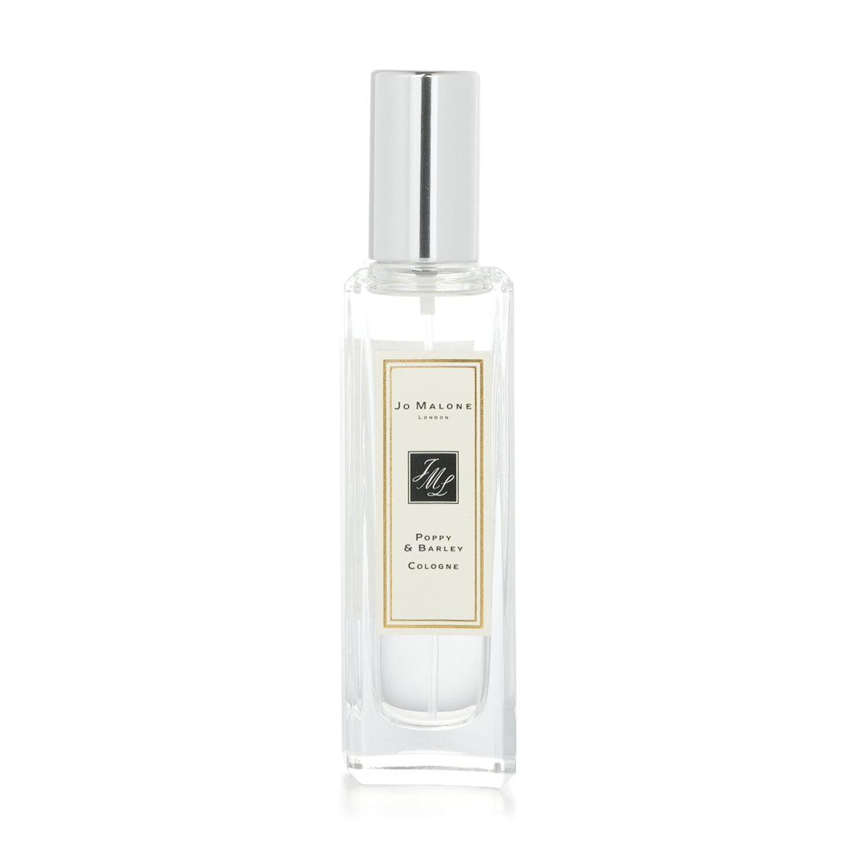 Jo Malone Poppy & Barley Cologne Spray 30ml, a floral fruity fragrance with notes of blackcurrant, poppy, and white musk.