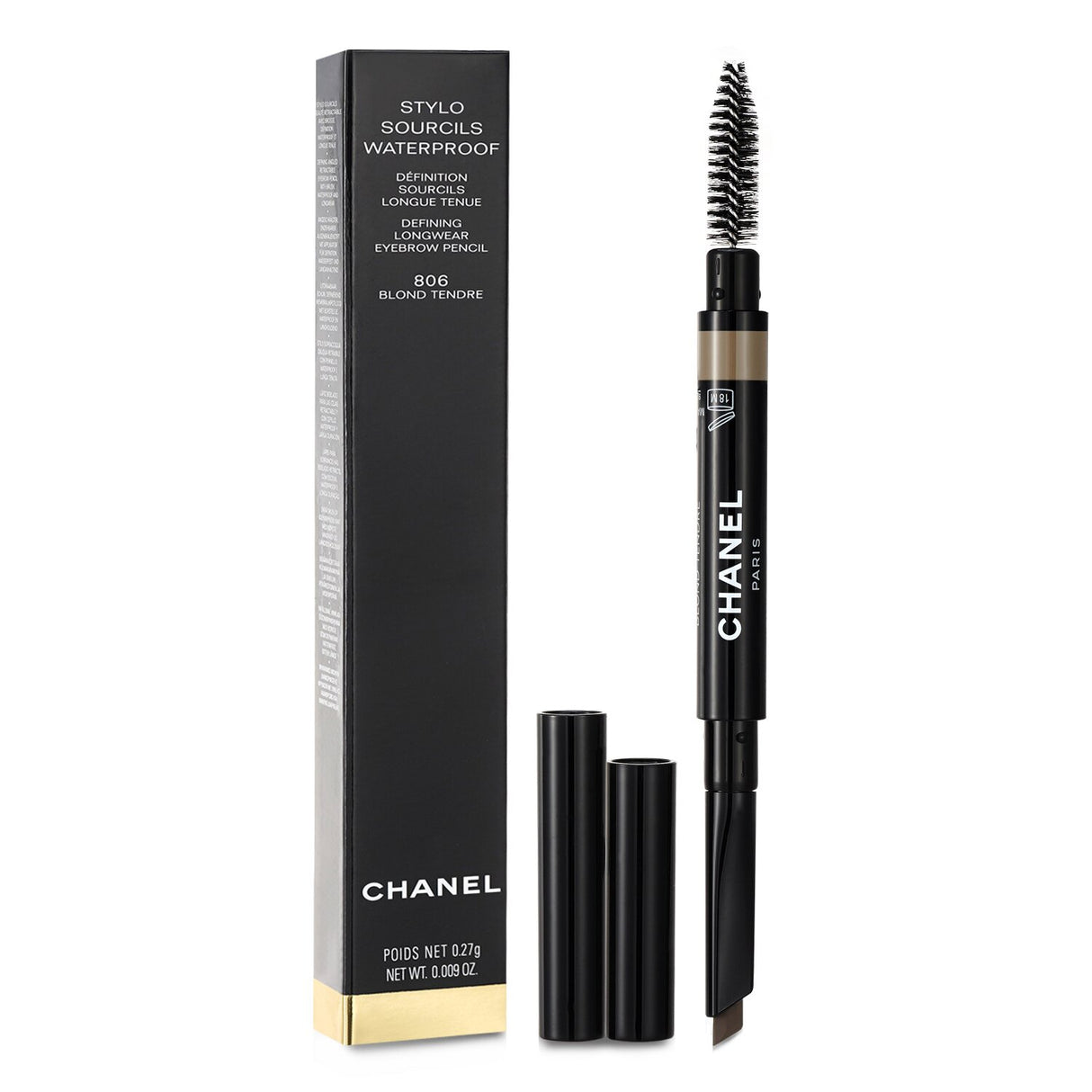 Chanel - Stylo Sourcils Waterproof - # 806 Blond Tendre  - 0.27g/0.009oz