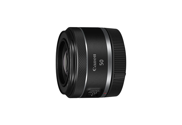 Canon RF 50mm f/1.8 STM Lens, compact prime lens with excellent image quality, 7-stop IS, ideal for portraits and low-light photography.