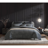 Private Collection Barlow Quilt / Duvet Set | Super King Bed | Slate