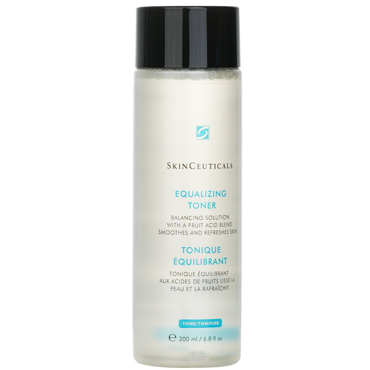 SkinCeuticals Equalizing Toner 200ml, an alcohol-free toner with hydroxy acids and botanicals for smoother, radiant skin.