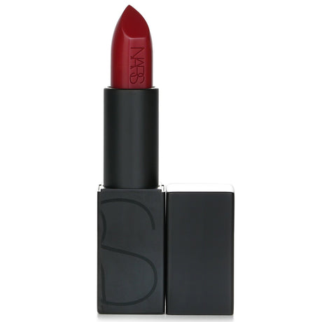 NARS Audacious Lipstick in Shirley, a high-impact, plumping lipstick with a satin finish for luxurious, long-lasting color.