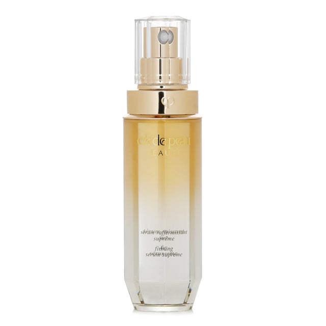 Luxurious Cle De Peau Firming Serum Supreme in a 40ml bottle, featuring 4D technology for youthful, firm, and radiant skin.