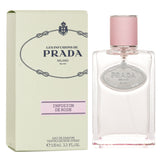 Prada Les Infusions Rose Eau De Parfum, 100ml, a floral fragrance with notes of rose, mandarin, and neroli for modern elegance.