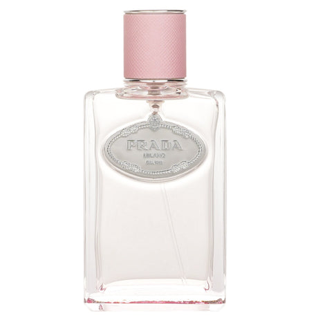 Floral Prada Les Infusions Rose Eau De Parfum Spray, 100ml, featuring notes of rose, mandarin, and neroli for a feminine allure.