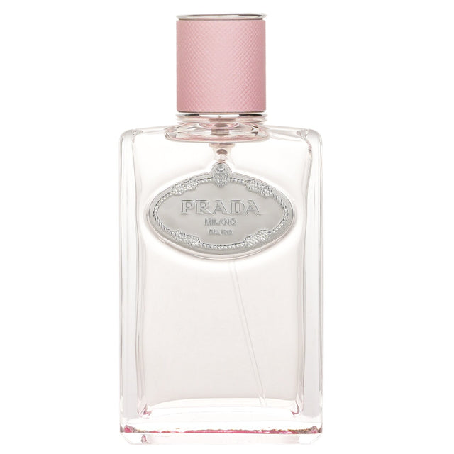 Floral Prada Les Infusions Rose Eau De Parfum Spray, 100ml, featuring notes of rose, mandarin, and neroli for a feminine allure.