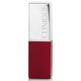 Clinique Pop Matte Lip Colour in #11 Peppermint, featuring a weightless, pigmented formula with built-in primer for all-day wear.