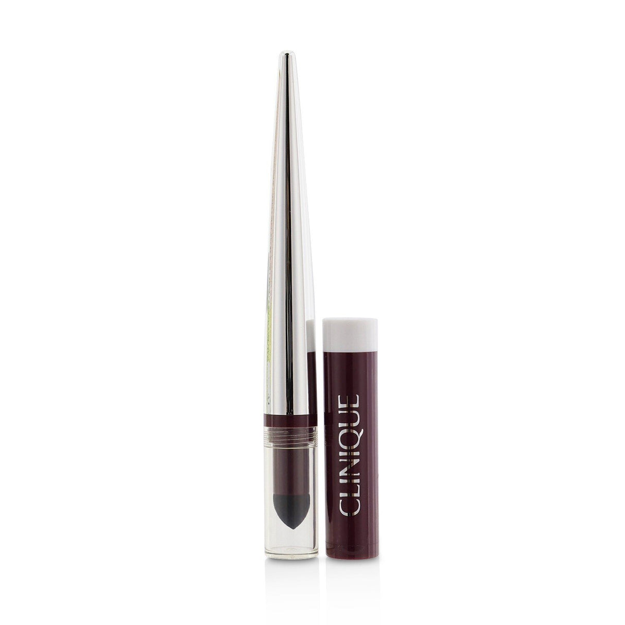 Clinique Pop Lip Shadow in #08 Fun Pop: Featherlight matte lip powder with vibrant color and precise sponge applicator.