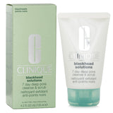 Clinique Blackhead Solutions is an oil-free 3-in-1 cleanser, scrub, and mask for clear, radiant skin and reduced visible pores.