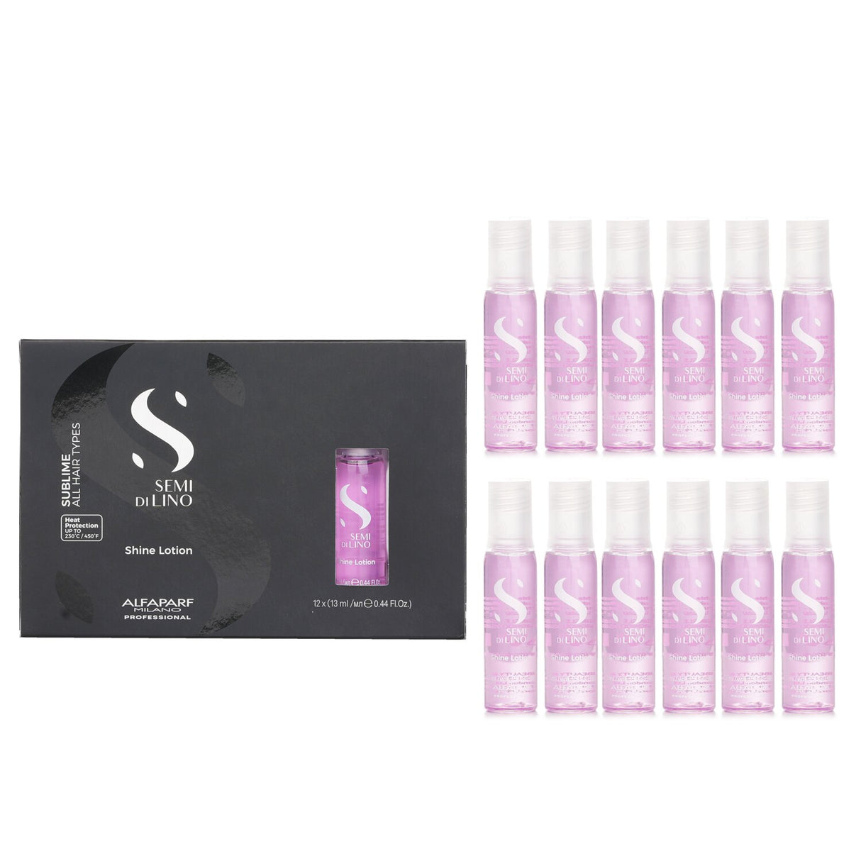 AlfaParf Semi Di Lino Sublime Shine Lotion (All Hair Types) 12x13ml/0.44oz