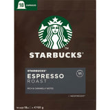 Starbucks By Nespresso Coffee Capsules Espresso Roast 18pack
