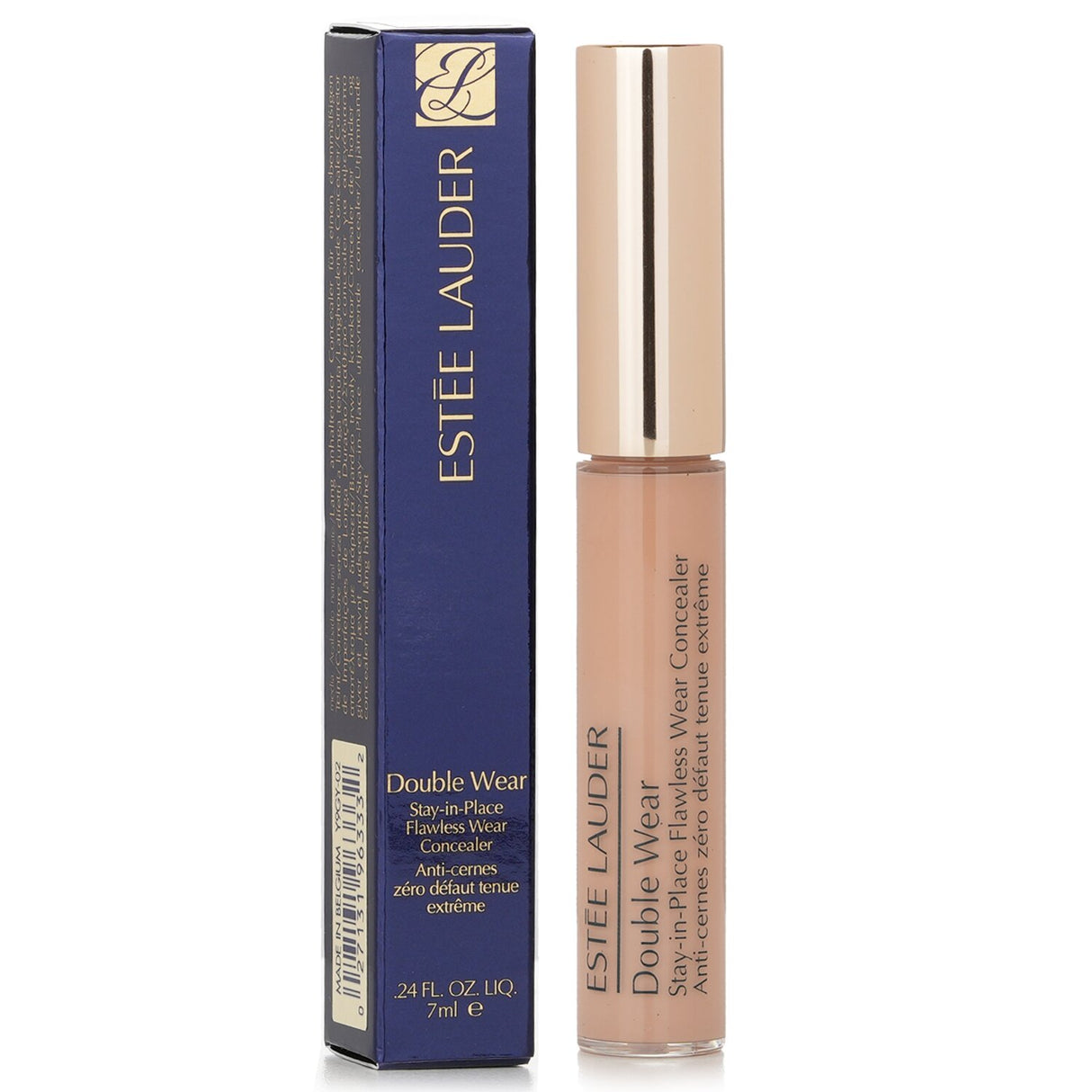 Estee Lauder Double Wear Concealer #2C Light Medium, a lightweight, oil-free formula with 15-hour wear and seamless, radiant finish.