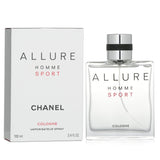 Chanel Allure Homme Sport Cologne Spray 100ml, a fresh and vibrant scent for active men, featuring citrus and aromatic notes.