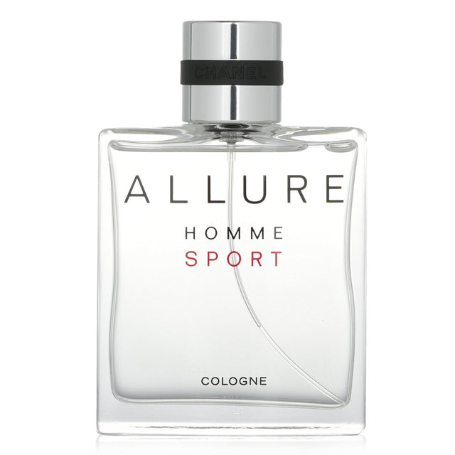 Chanel Allure Homme Sport Cologne Spray 100ml: a fresh, citrus scent for the active man, featuring zesty top notes and a vibrant allure.