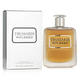 Trussardi Riflesso Eau De Toilette Spray 100ml, an oriental woody fragrance with bergamot, leather, and vetiver notes for men.